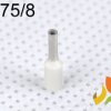 Końcówka kablowa 0,75/8 mm2 tulejka izolowana miedziana biała 100szt. DI 0,75-8 B GPH