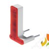BERKER W.1 Wkładka LED do podłączenia kontrolnego czerwony 16773500 HAGER