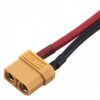 WTYCZKA XT-90 Z PRZEWODEM 12AWG 10CM