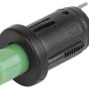 Pushbutton, 1 pole, green, unlit , 0.2 A/60 V, IP40, 0041.8841.5107