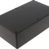 Aluminum die cast enclosure, (L x W x H) 192 x 112 x 61 mm, black (RAL 9005), IP54, 1590R1BK