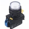 Kompletny układ przycisku SPST średnica wycięcia 22mm, montaż panelowy Idec