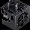 0204047 build-in Mini-DIN socket, 4-pin