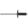 Sealey RAB3210L Aluminium Rivet Black Large Flange 3.2 x 10mm Pack of 200