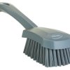 Szczotka do szorowania, dł. włosia: 36mm, Twardy, Szary, PET, zastosowanie: Uniwersalny środek czyszczący, Szczotka do