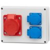 Rozdzielnica budowlana RB gniazda 16A/5 2x250V IP44 R-190 F3.0085 F-ELEKTRO