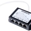 Rozdzielacz RJ45 FTP porty: 4 Rozdzielacz Decelect