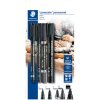 Staedtler 60 BK Lumocolor Permanent Marker Black Waterproof Yes