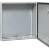 Obudowa metalowa 800x600x300 IP 65 IK10 RAL 7035 z płytą montażową stalową GEP-00188