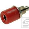 Gniazdo ban. Z-TB4RT 4mm czerwone 22mm;24A;60V;ABS;2.109.R;24.247;
