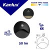 Oprawa przyschodowa LED z czujnikiem okrągła EXIN LED PIR O B-NW 2.5W 220-240 AC 50lm kl.I IP65 neutralna 4000K czarny 39136
