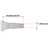 Grot lutowniczy ołówkowy Thermaltronics Dłuto proste 1,78 mm M