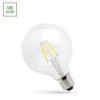 Led Glob G125 E-27 230V 8W Cog Ww Clear Spectrum