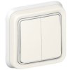 PLEXO55 Wyłącznik schodowy biały-ecru (komplet) 069855 LEGRAND