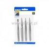 Zestaw pęset precyzyjnych kpl.4szt KINZO.