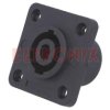 GNIAZDO GŁOŚNIKOWE SPEAK ON 4 PIN 40X40MM MONTAŻOWE