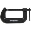 WorkPro W032019WE 100mm C-Clamp Max Span 100mm Length 210mm