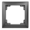 DECO Ramka uniwersalna z tworzywa DECO Soft grafitowy 11DRSO-1 KARLIK
