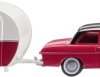 Wiking 020203 H0 Model samochodu Ford Taunus 12M z przyczepą kempingową