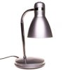 Lampka Biurkowa Max 10W Led E27 Kl.Ii Ip20 Zara Hr-40-Sr Srebrny 7560