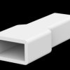 Insulating housing for 6.35 mm, 1 pole, PA, natural, 180460