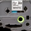 Labelling tape cartridge, 24 mm, tape white, font black, 8 m, TZE-251