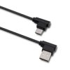 Kabel USB-C wt/wt USB-A 1m kątowy USB 2.0