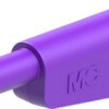 4 mm plug, screw connection, 2.5 mm², CAT II, CAT III, purple, 66.2025-26