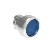 Metalowy przycisk fi22mm osłonięty samoczynny powrót Niebieski LPSB306