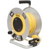 Stanley SXECGM2OHSE Open Metal Cable Reel 240V 13A 4Socket 2 USB 25m