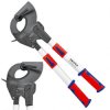 Szczypce nożyce zapadkowe do cięcia przewodów kabli 60mm mech. zapadkowy regulowana dł. 600-810mm KNIPEX 95 32 060