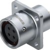 Złącze wielostykowe przemysłowe 2-pinowe M12 Montaż na kołnierzu Gniazdo RS PRO