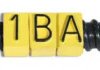 PCR cable maker, imprint "9", (W) 3 mm, max. bundle Ø 3.5 mm, yellow, 025100010049