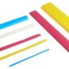 Zestaw tulei kablowej Blue, Red, White, Yellow Poliolefina, 3:1 Shrink Ratio RS PRO 3mm