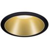 Paulmann 93395 Recessed Light GU10 Matt Black/Gold Soft Glare-Free Lighting