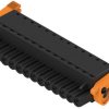 Socket header, 14 pole, pitch 5 mm, straight, black, 1016280000