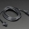 In-line power cable 1 meter long extension cord (for EL wire)