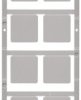 PA device marker, (L x W) 27 x 27 mm, gray, 60 pcs, 1079510000