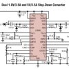 Monolithic Dual Tracking 3.5A Step-Down Switching Regulator