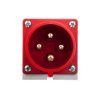 Wtyczka odbiornikowa 32A 4P 400V czerwona IP44 524-6