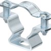 Spacer clamp, max. bundle Ø 25 mm, steel, galvanized, (L x W) 51 x 14 mm, 1362768