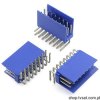 281742-8 Connector 2x8 Pin THT AMP