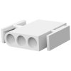 Plug housing, 3 pole, pitch 6.1 mm, straight, natural, 1-350346-0