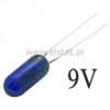 Żarówka 9V 50mA miniaturowa niebieska
