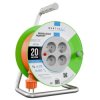 Przedłużacz bębnowy MT104-20 4x2p+Z 10A 2300W 3x1 20m Montis pomarańczowy