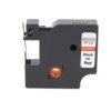 Taśma D1 40917 do drukarki DYMO 9mm 7m czerwona taśma czarny nadruk