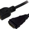LogiLink HDMI przedłużacz Wtyczka HDMI-A, Gniazdo HDMI-A 5.00 m czarny CH0058 4K UHD Kabel HDMI