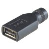 Adapter gniazdo DC 2.1/5.5 na gniazdo USB typ A