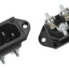 Bachmann 917.170 Złącze męskie IEC 781 złącze męskie Łączna ilość styków: 2 10 A czarny 1 szt.