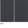 BERKER K.1 KNX RF quicklink Przycisk podwójny antracyt 85146175 HAGER